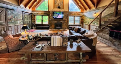 Sugar Mountain High is a luxury mountain log home