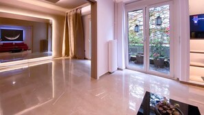 Apartamento, várias camas | Parte interna