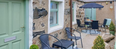 屋外ダイニングエリア