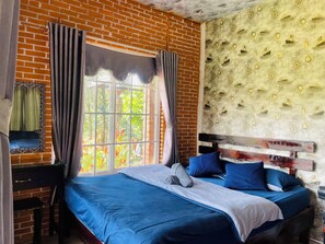 Hypo-allergenic bedding, individually decorated, individually furnished