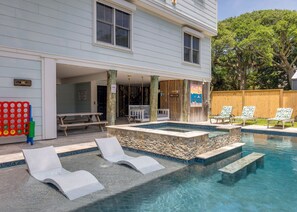 Pool - High Tide on Folly Beach! Ocean View & Private Pool (Folly Beach)