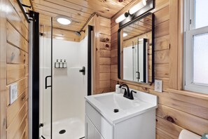 Towels, soap, shampoo