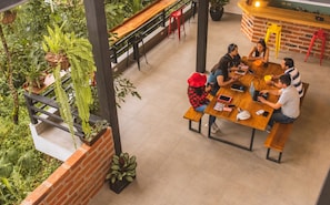 Terrace/patio - Margarit Boutique Hotel (Mindo)