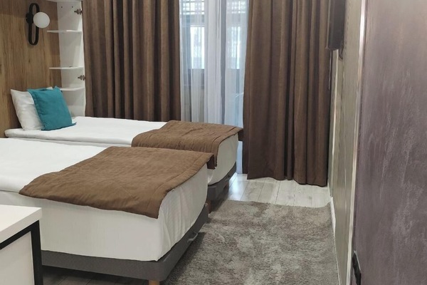 Premium bedding, down comforters, in-room safe, desk