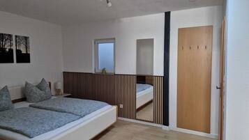 1 makuuhuone, vuodevaatteet