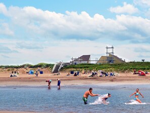 Sun-loungers, beach towels