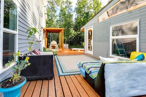 Terrace/patio - Delta Junction Rental w/ Shared Pool & Hot Tub! (Delta Junction)