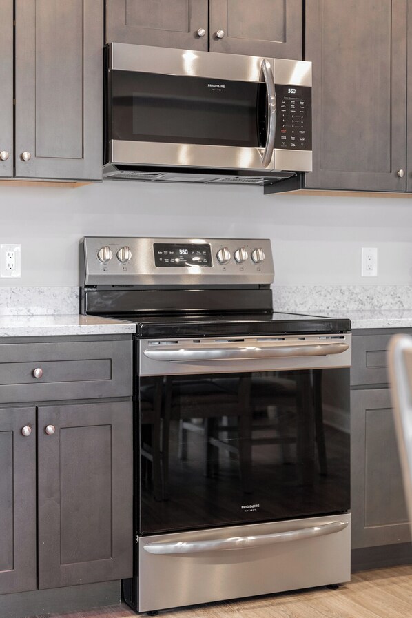 Individually decorated, individually furnished, iron/ironing board