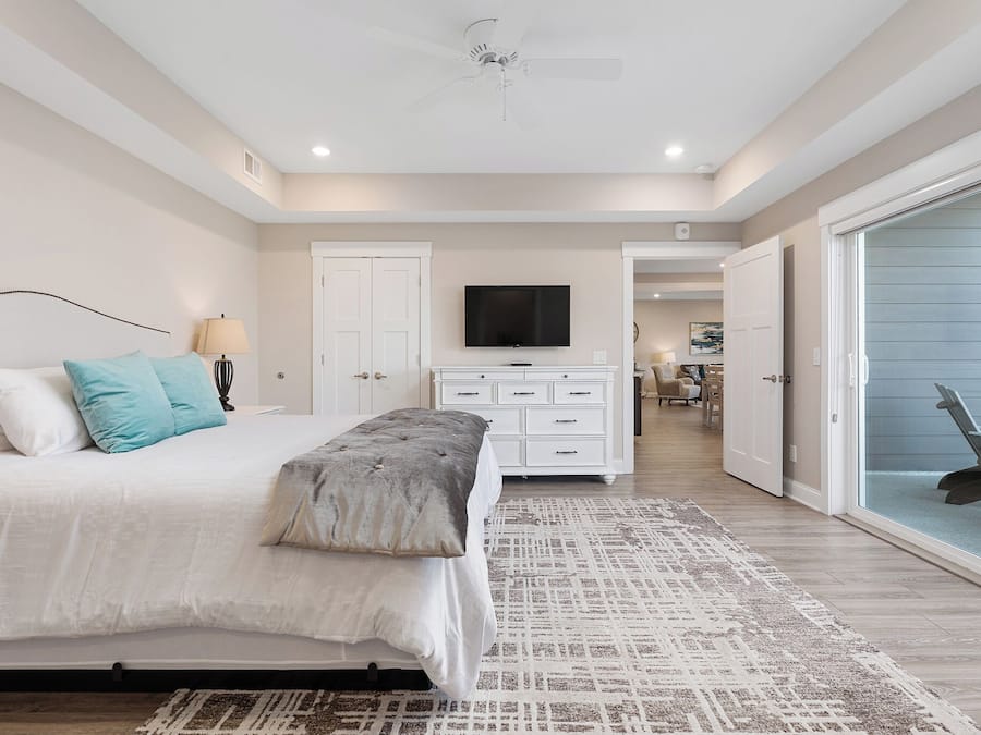 Individually decorated, individually furnished, iron/ironing board