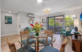 奢华公寓式客房 | 起居区 | 智能电视、Hulu、流媒体服务