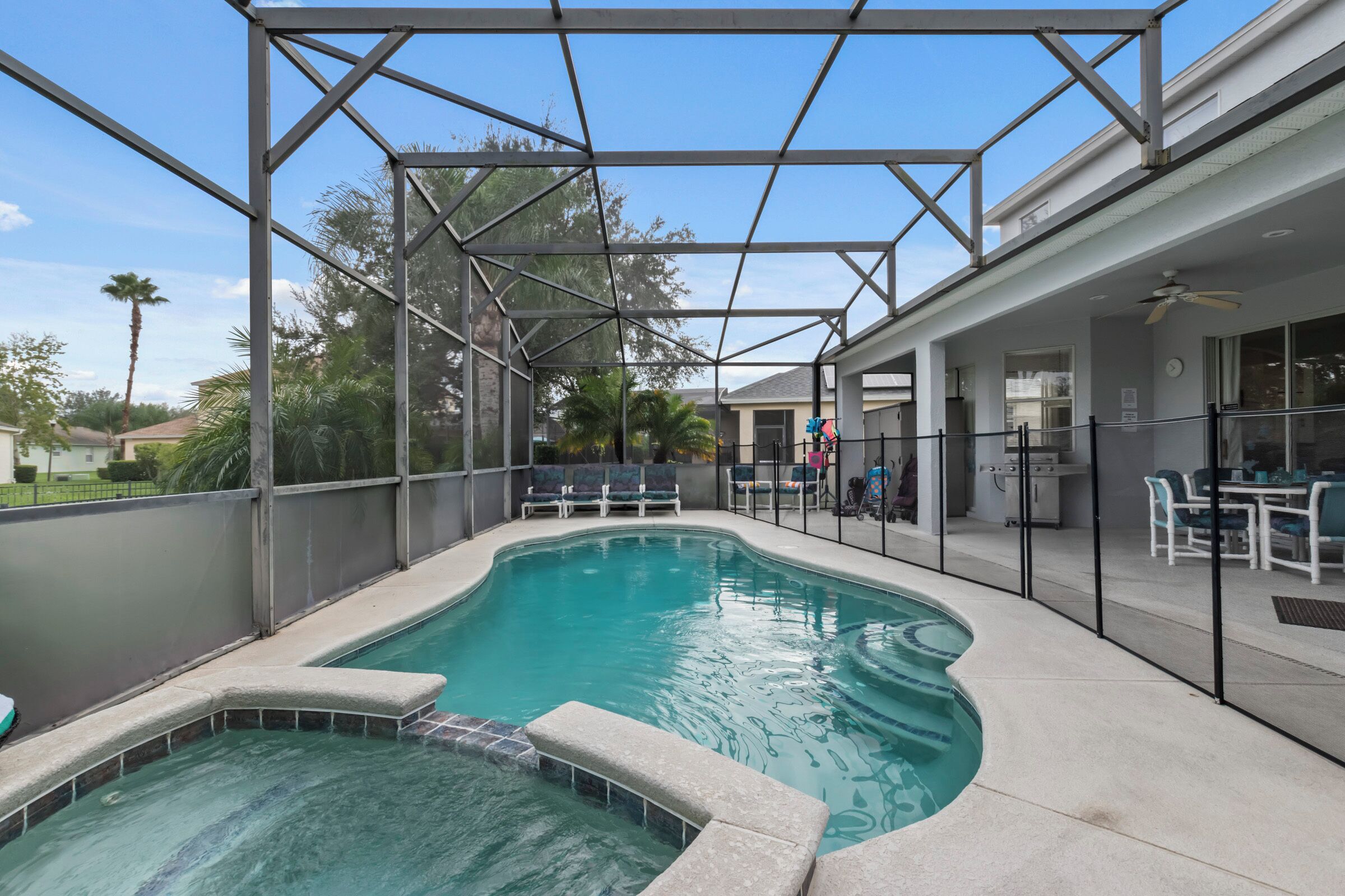 Indoor pool, a heated pool