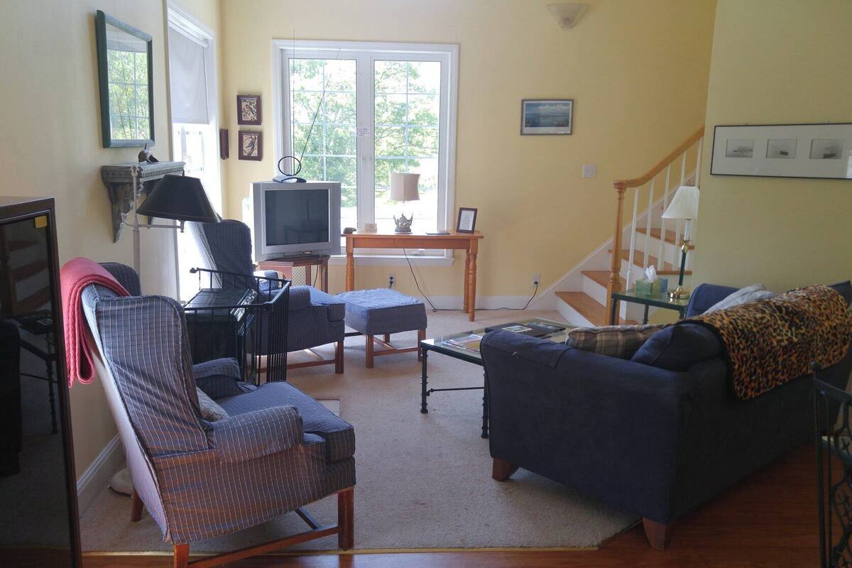 Apartment, Fireplace, Partial Ocean View