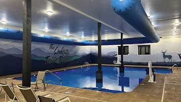 Indoor pool, a heated pool