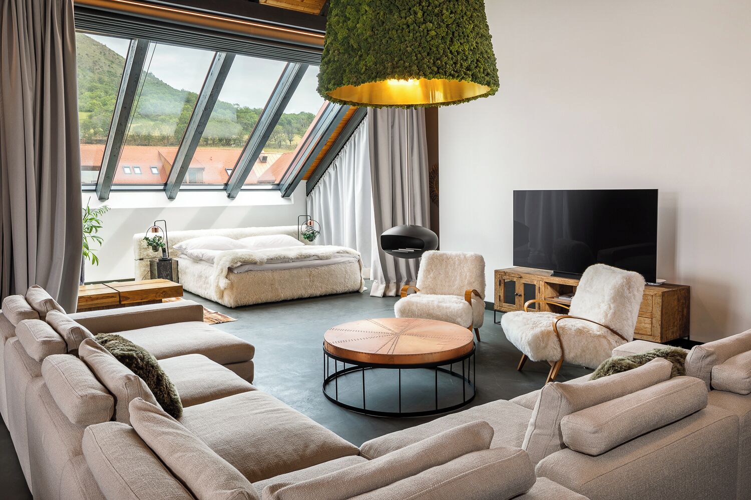 ห้องเพรสซิเดนเชียลสวีท, วิวภูเขา | เครื่องนอนป้องกันสารก่อภูมิแพ้, มินิบาร์, ห้องพักตกแต่งอย่างมีเอกลักษณ์