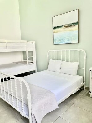 2 chambres, Wi-Fi, literie fournie