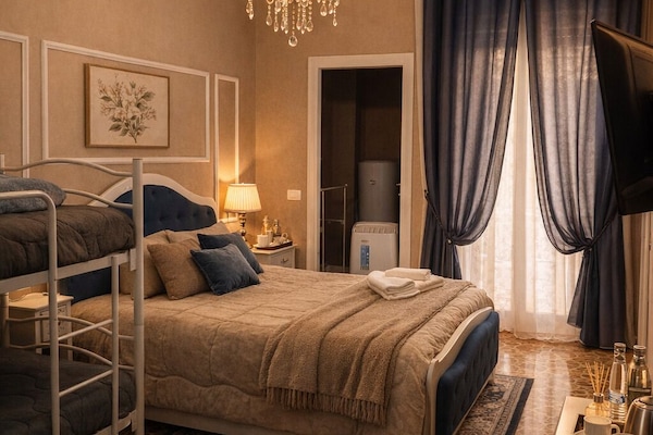 Comfort Quadruple Room, Private Bathroom, Courtyard View | Free WiFi