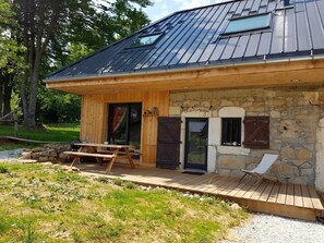 Outdoor dining - LE Croeju - LA Feclaz-les-deserts (LA FECLAZ-LES-DESERTS)