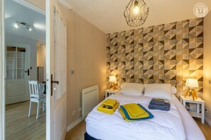 1 soverom, strykejern/-brett, reiseseng for barn og wi-fi (inkludert)