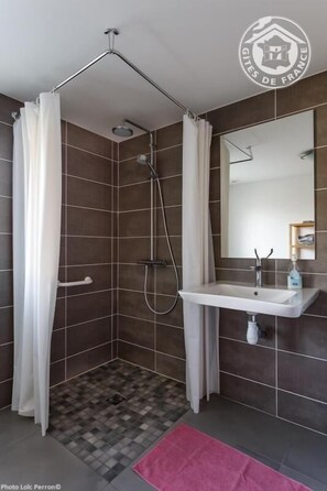 Shower, hair dryer