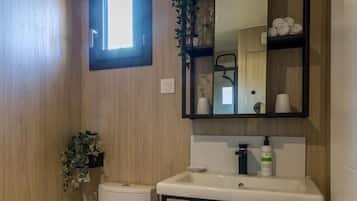 Shower, hair dryer