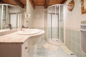 Shower, hair dryer