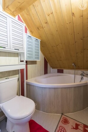 Bathtub, hair dryer