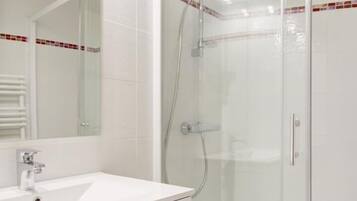 Shower, hair dryer