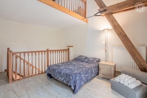 1 bedroom, iron/ironing board, travel crib, free WiFi