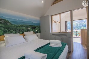 1 bedroom, iron/ironing board, travel crib, free WiFi