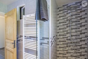 Shower, hair dryer