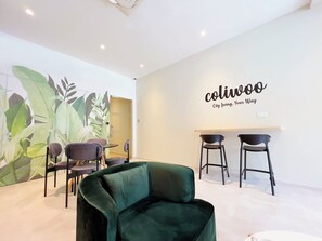 Lobby sitting area