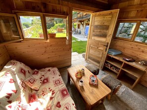 TV, fireplace, DVD player, stereo - Chalet Coeur Vanoise Duplex (CHAMPAGNY EN VANOISE)