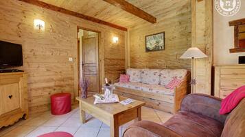 Télévision, lecteur de DVD, chaîne hi-fi