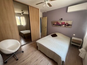 2 habitaciones, wifi gratis y ropa de cama 