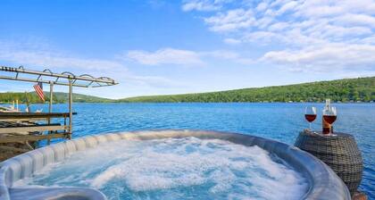 Keuka Lakefront Retreat | Hot Tub | Dock | Kayaks