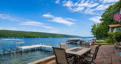 Keuka Lakefront Retreat | Hot Tub | Dock | Kayaks
