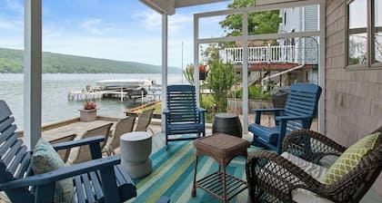 Keuka Lakefront | Hot Tub | Dock w/ Hoist | FLX