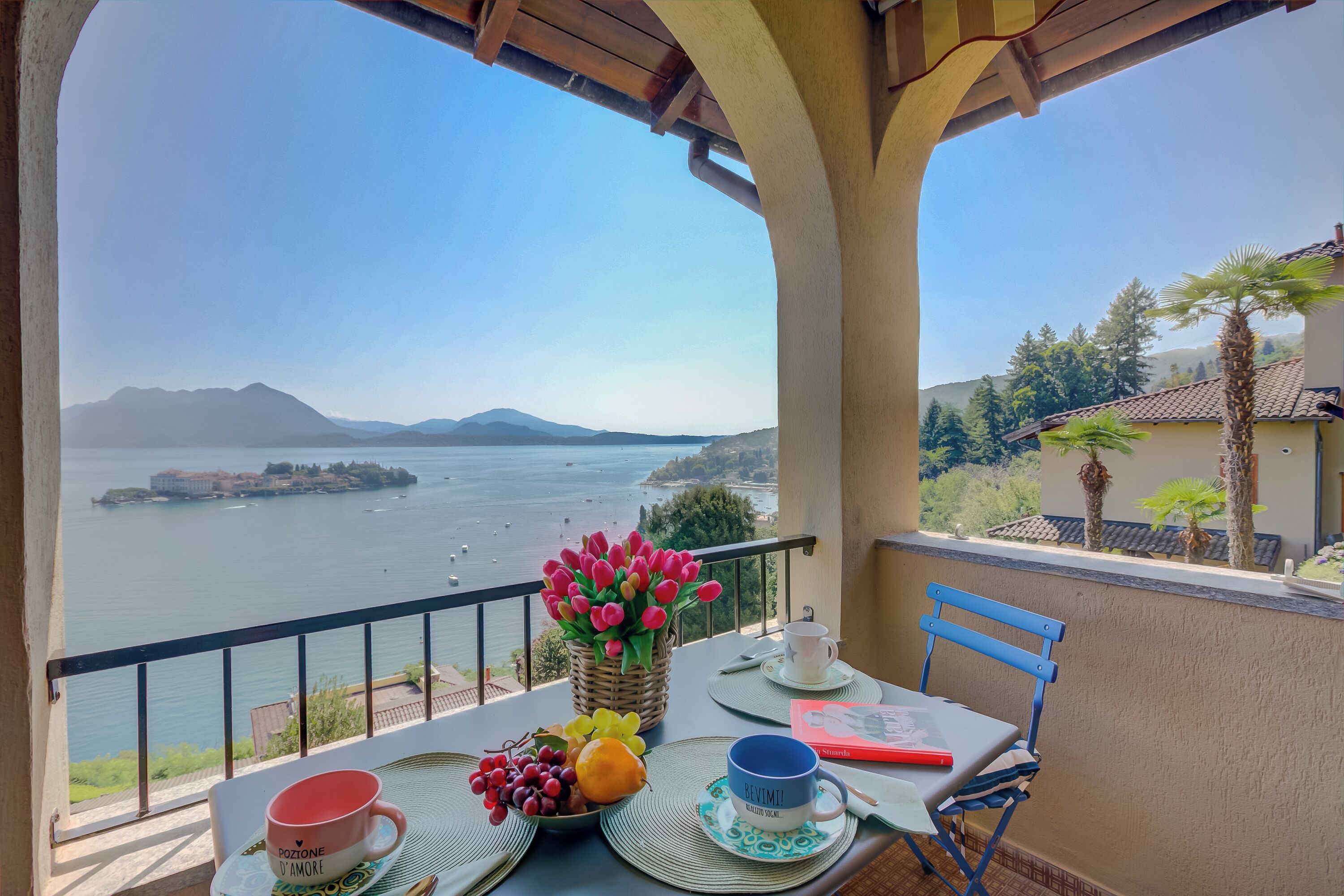 Family Apartment, Multiple Bedrooms, Mountainside (Pandora Lake View Stresa) | Outdoor dining