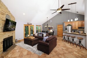 Smart-TV, peis, videospill og fotballspill