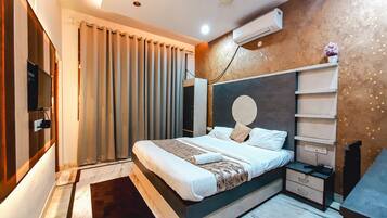 Superior tweepersoonskamer | Lakens van Egyptisch katoen, luxe beddengoed, donzen dekbedden