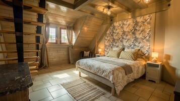 3 slaapkamers, een bureau, een strijkplank/strijkijzer, wifi