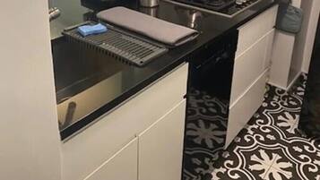Fridge, oven, dishwasher, electric kettle