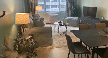 Cosy Flat with view on East River