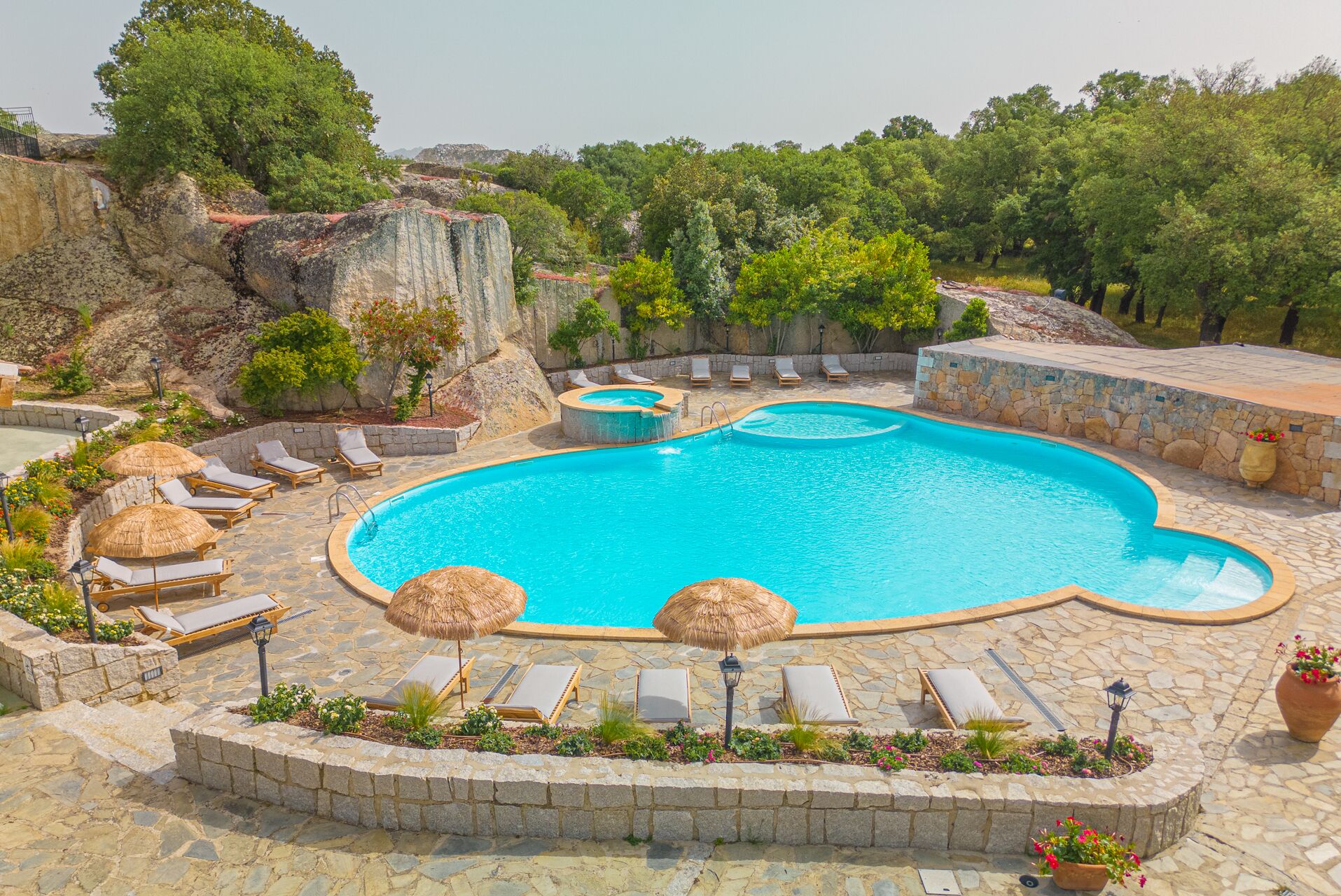 Pool auf dem Dach