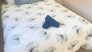 2 slaapkamers, een bureau, een strijkplank/strijkijzer, wifi