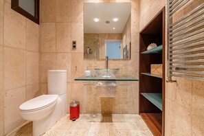 Shower, hair dryer