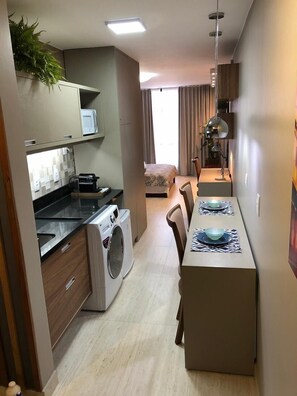 Studio | Private kitchen - Flats Asa Norte CLN 110 bloco B (Brasília)