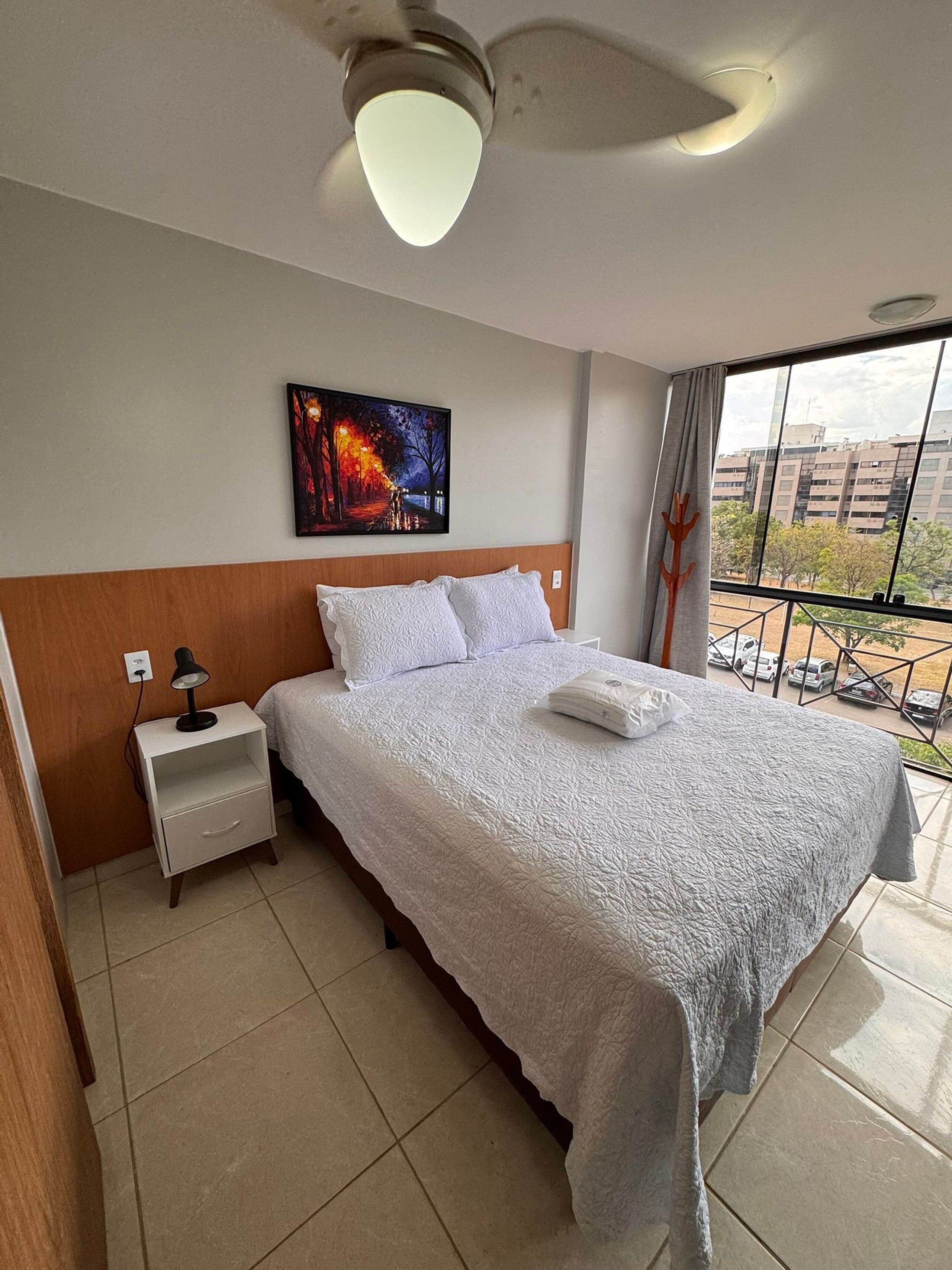 Desk, blackout curtains, iron/ironing board, free WiFi