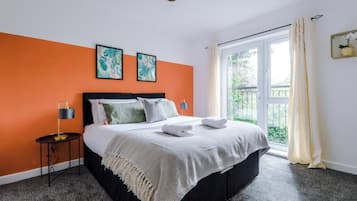 2 soverom, strykejern/-brett, reiseseng for barn og wi-fi (inkludert)