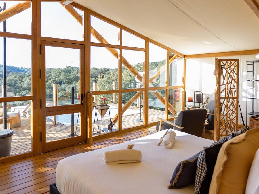 Uitzicht vanuit accommodatie